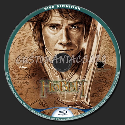 the hobbit blu-ray label