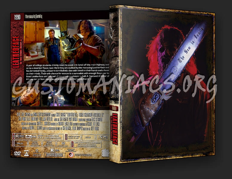 Leatherface: Texas Chainsaw Massacre III dvd cover