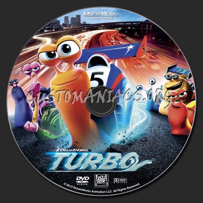 Turbo dvd label