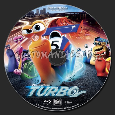 Turbo blu-ray label