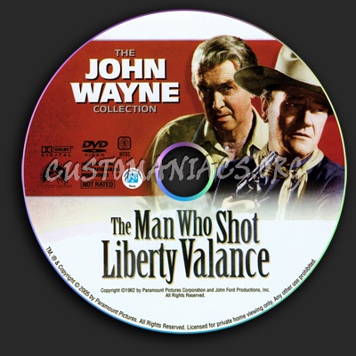 The Man Who Shot Liberty Valance dvd label