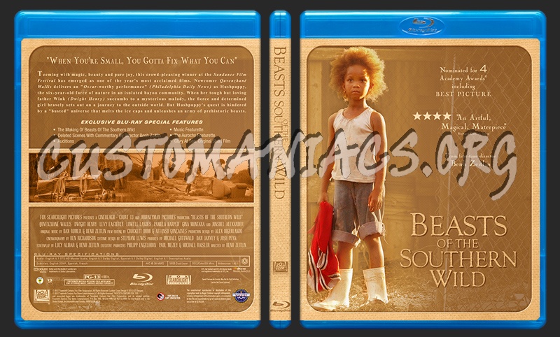 Beasts Of The Southern Wild blu-ray cover