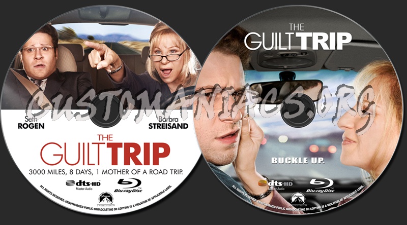 The Guilt Trip blu-ray label