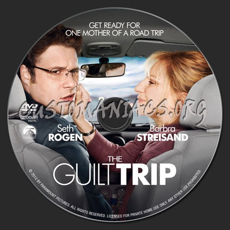 The Guilt Trip dvd label