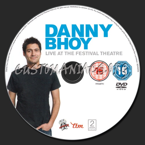 Danny Bhoy - Live at the Festival Theatre dvd label