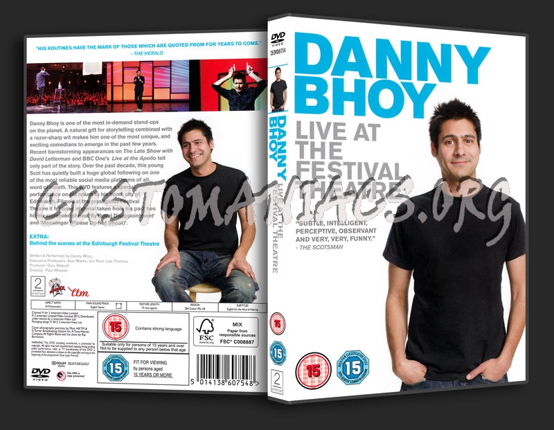 Danny Bhoy - Live at the Festival Theatre dvd cover