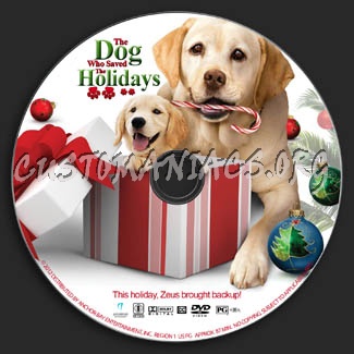 The Dog Who Saved the Holidays dvd label