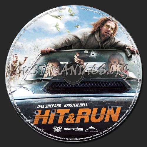 Hit & Run dvd label