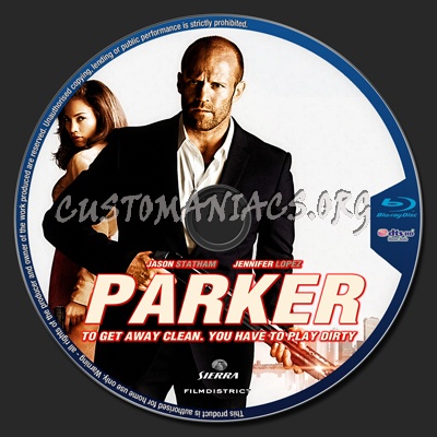 Parker blu-ray label