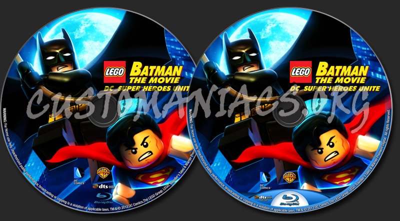 LEGO - Batman 2 DC Superheroes Unite blu-ray label