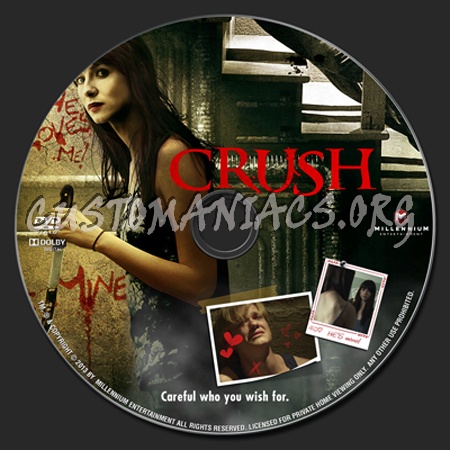 Crush (2013) dvd label