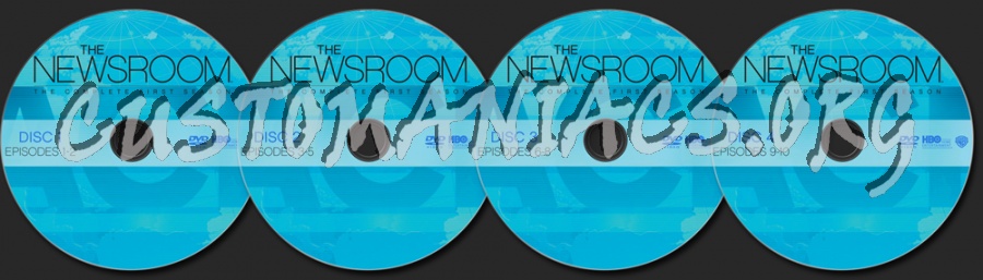 The Newsroom Season 1 dvd label