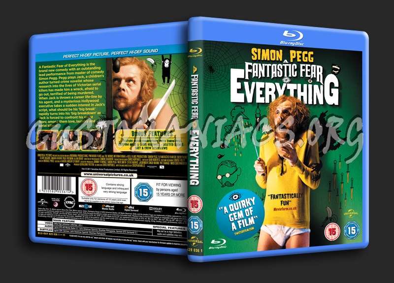 A Fantastic Fear Of Everything blu-ray cover