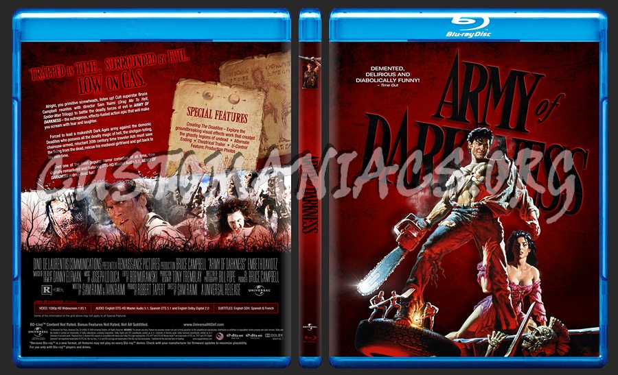 Army of Darkness blu-ray cover