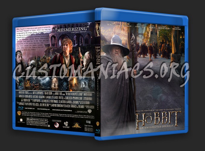 The Hobbit: An Unexpected Journey blu-ray cover