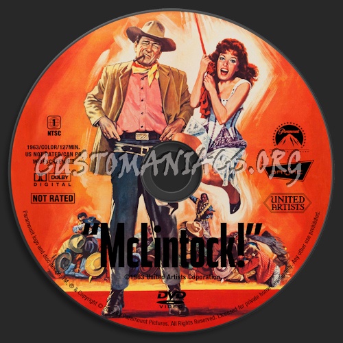 McLintock! dvd label