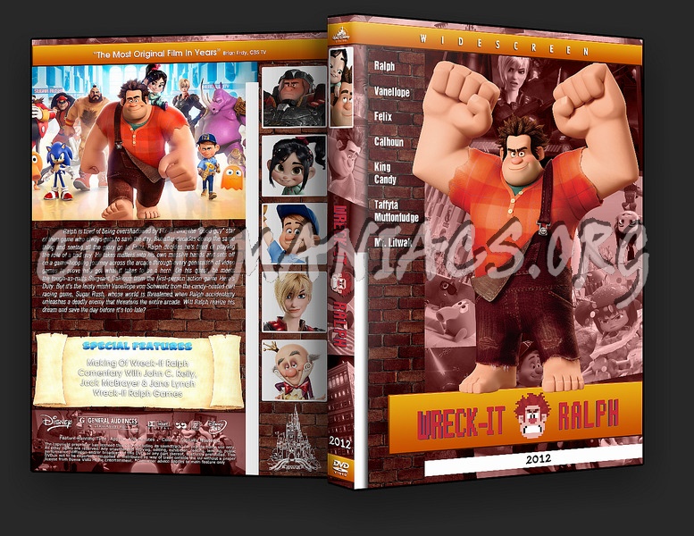 Wreck-It Ralph dvd cover