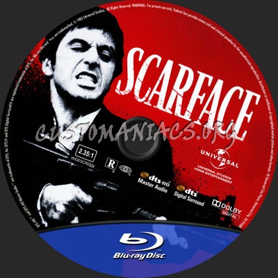 Scarface blu-ray label