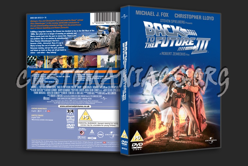 Back to the Future Part III dvd cover