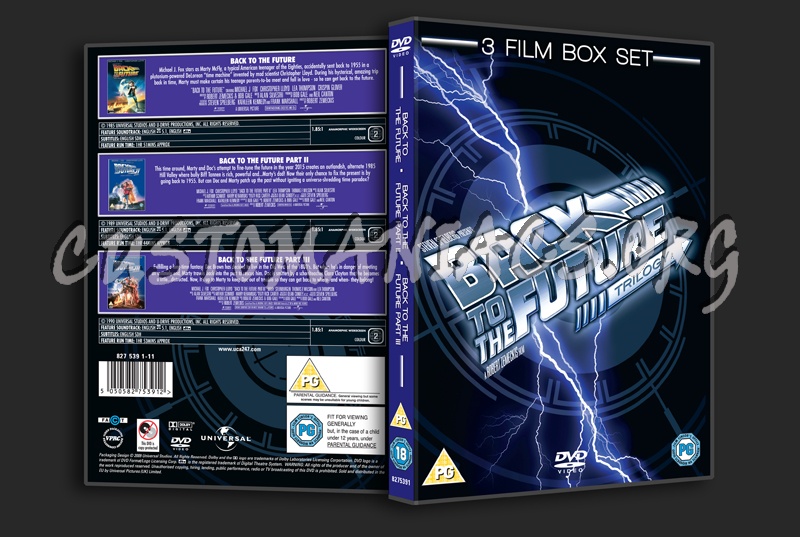 Back to the Future  Trilogy dvd cover