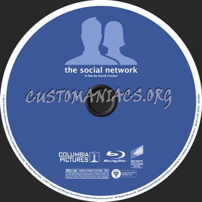 The Social Network blu-ray label