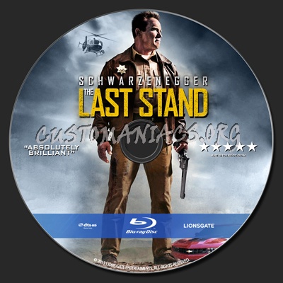 The Last Stand blu-ray label