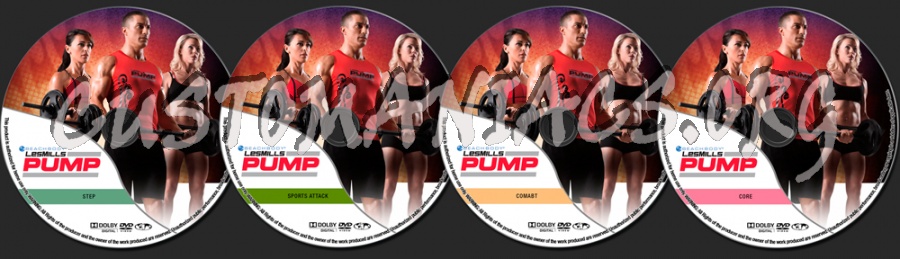 Beachbody Les Mills Pump dvd label