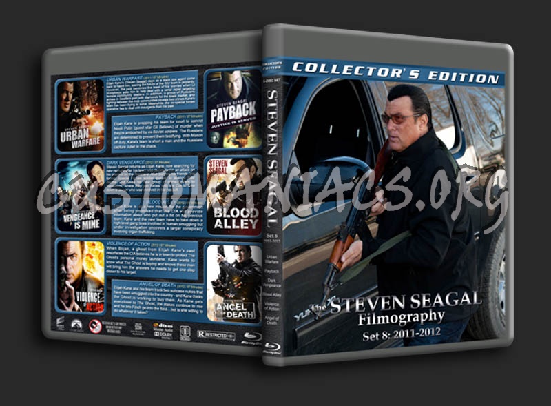 The Steven Seagal Filmography: Set 8 2011-2012 blu-ray cover