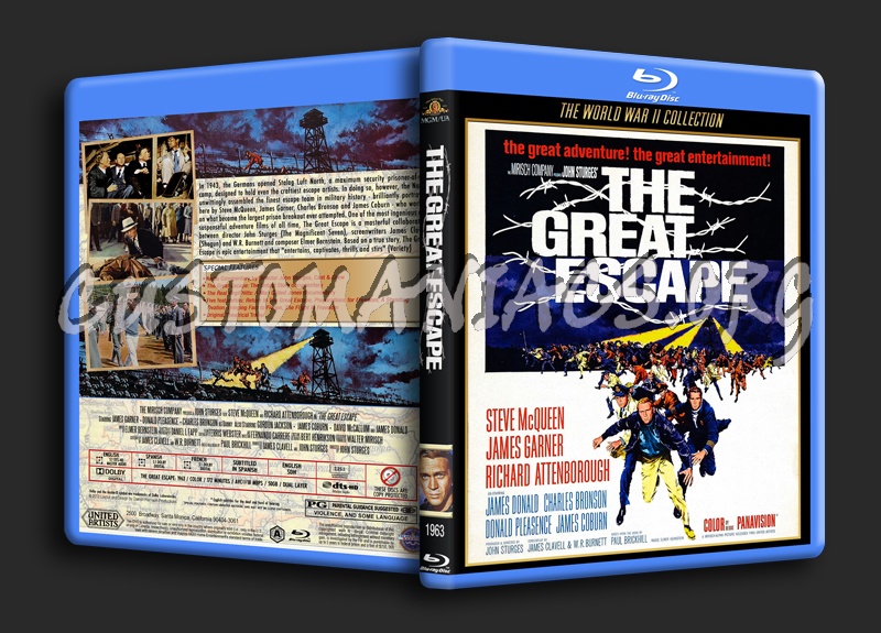 The Great Escape (1963) blu-ray cover