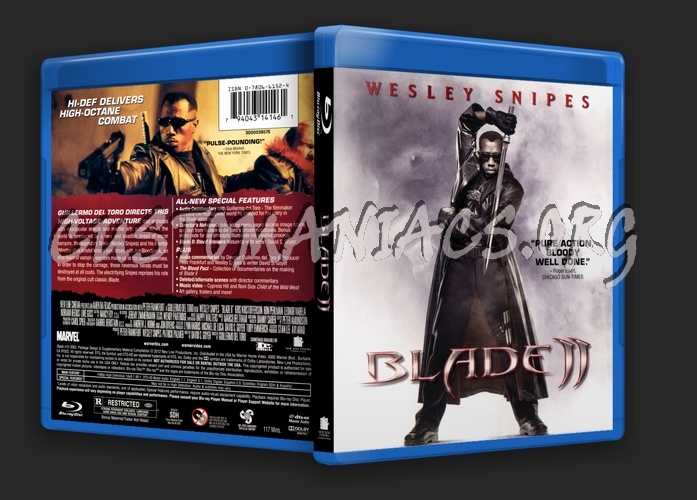 Blade 2 blu-ray cover