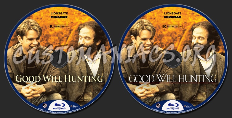 Good Will Hunting blu-ray label