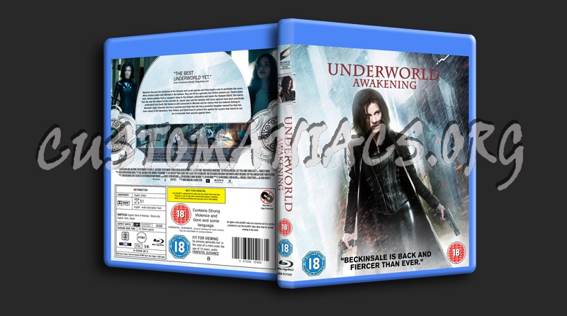 Underworld Awakening blu-ray cover