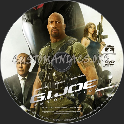 G.I. Joe: Retaliation dvd label