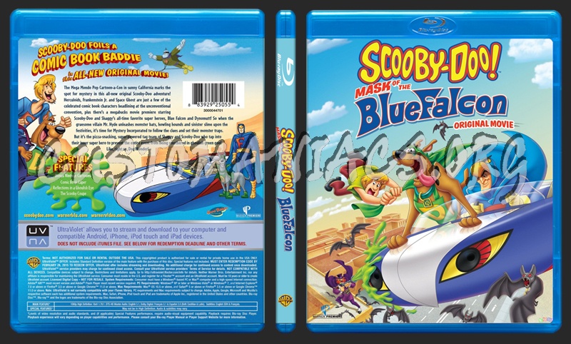 Scooby-Doo! Mask of the BlueFalcon blu-ray cover