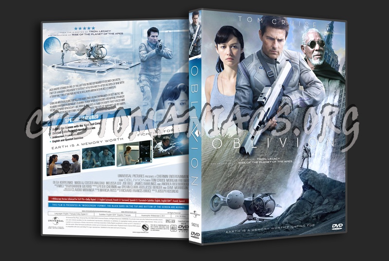 oblivion dvd label