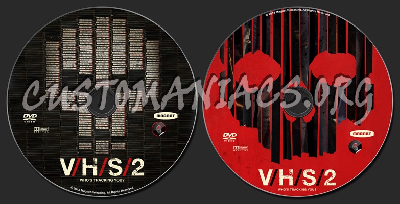 V/H/S/2 (aka VHS 2) dvd label