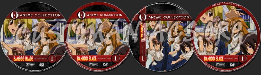 Anime Collection Bamboo Blade Complete Series dvd label