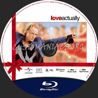 Love Actually blu-ray label