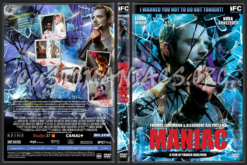 Maniac (2013) dvd cover