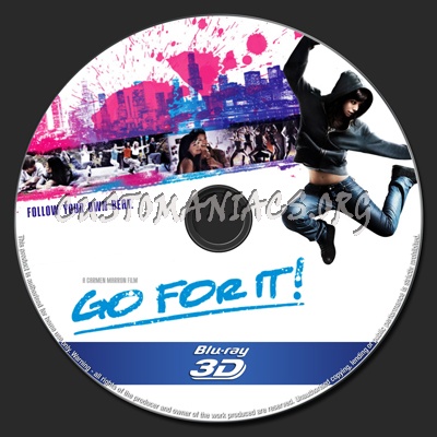 Go For It! 3D blu-ray label