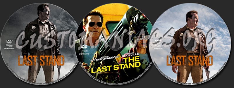 The Last Stand dvd label