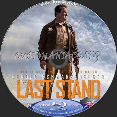 The Last Stand blu-ray label