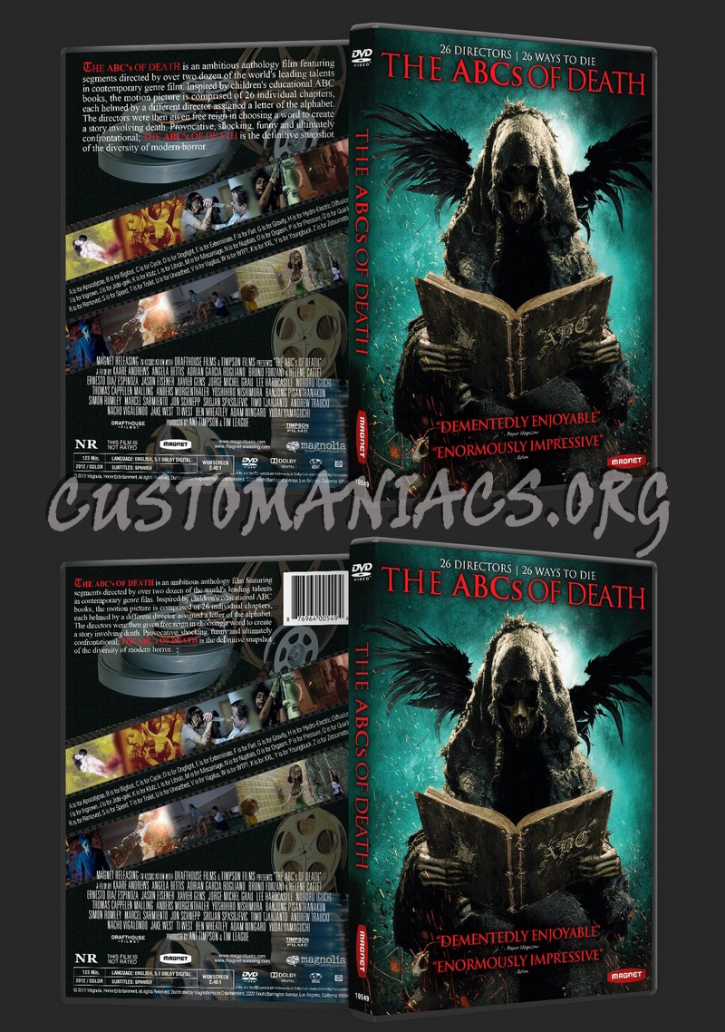 The ABC's of Death (aka The ABCs Of Death) dvd cover