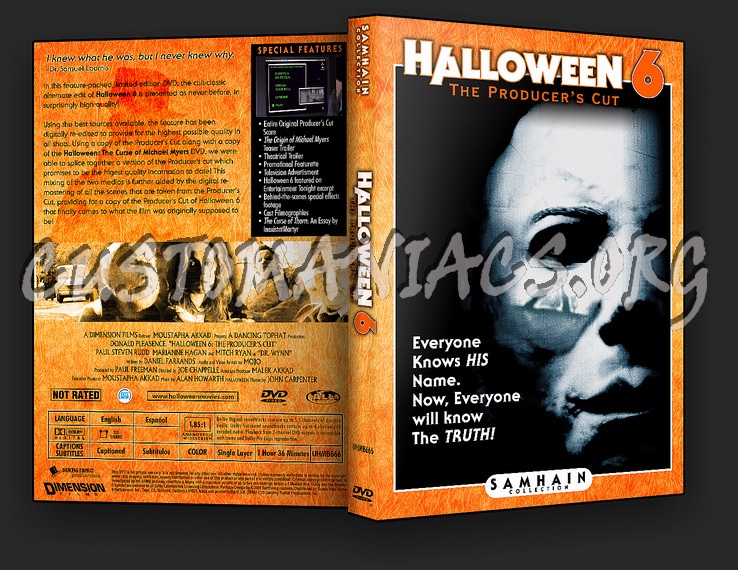 HalloweeN 6 - The Producer's Cut dvd cover