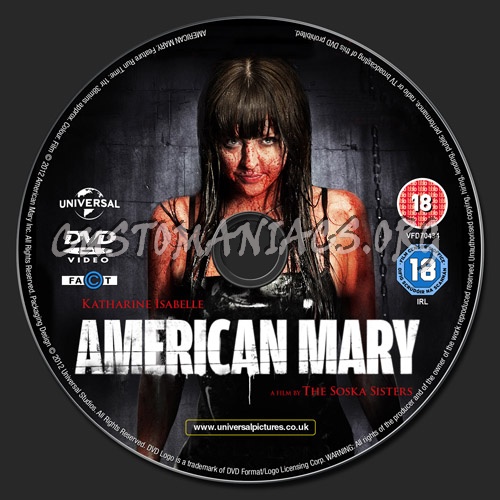 American Mary dvd label