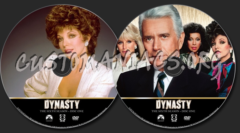 Dynasty - The Sixth Season dvd label