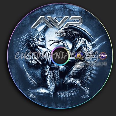 AVP (Alien vs. Predator) dvd label