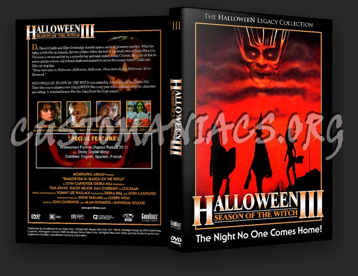 HalloweeN III - Universal and Goodtimes Editions dvd cover