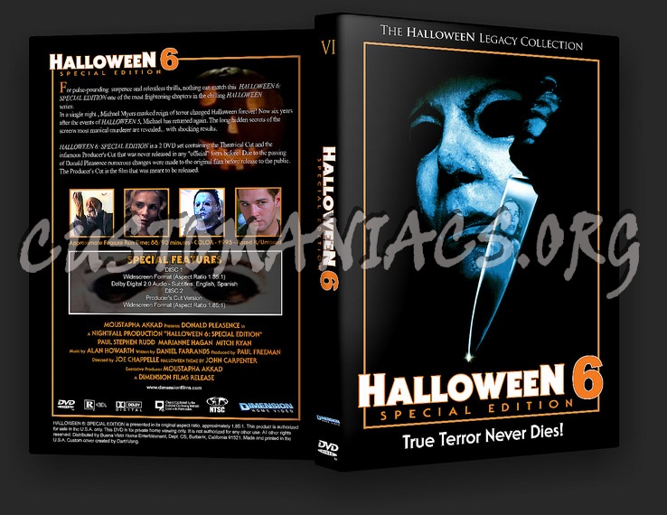 HalloweeN 6 - The Producer's Cut SE dvd cover