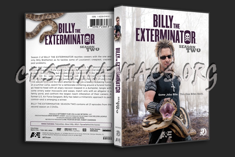 Billly the Exterminator Season 2 dvd cover